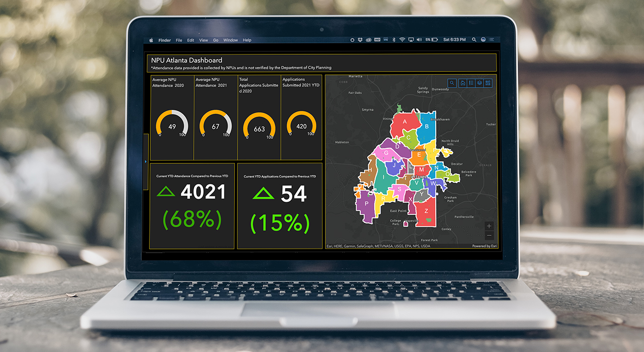 Laptop mockup NPU Dashboard