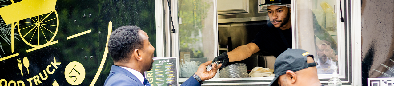 Food truck banner