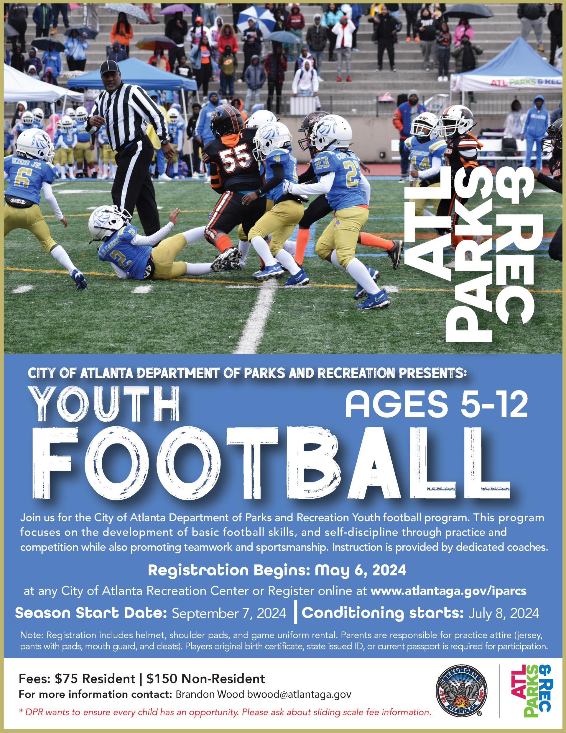 2024 Youth Football Flyer