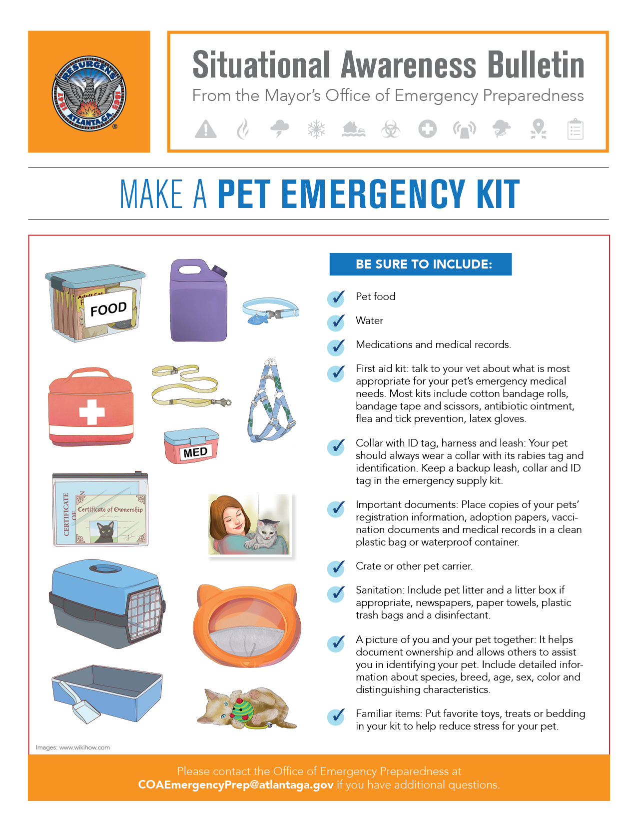 Making a Pet Emergency Kit